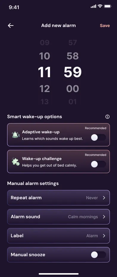 Luma - Alarm Clock mockup