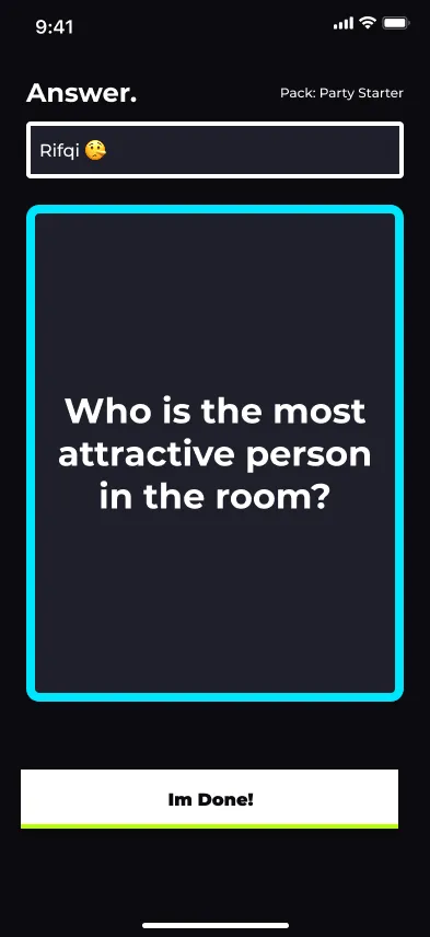 Yikes - Party Game mockup